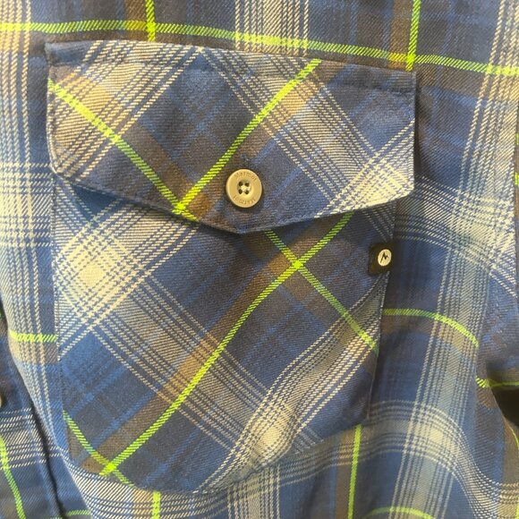 Marmot Men’s Large Long Sleeve Plaid Button Down Shirt SCC-183 - Picture 6 of 6